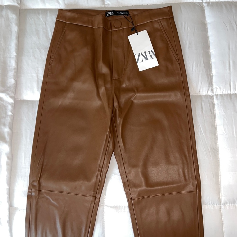 ZARA LEATHER PANTS
